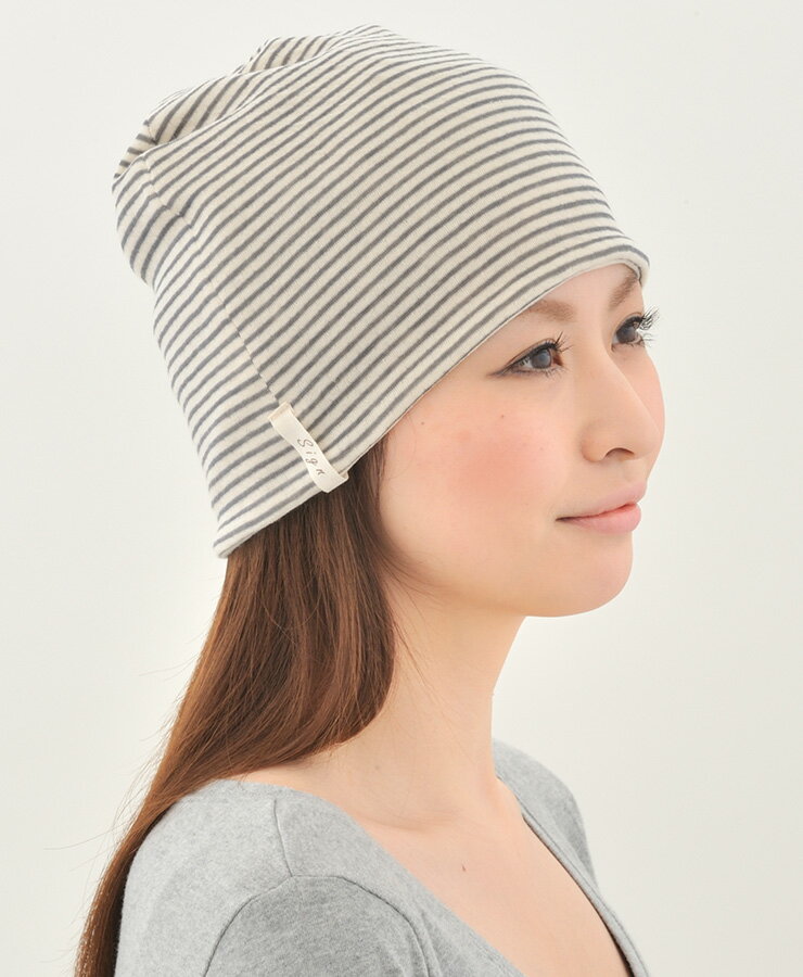 医療用帽子 コットン帽子 ケア帽子 オーガニッ...の紹介画像2