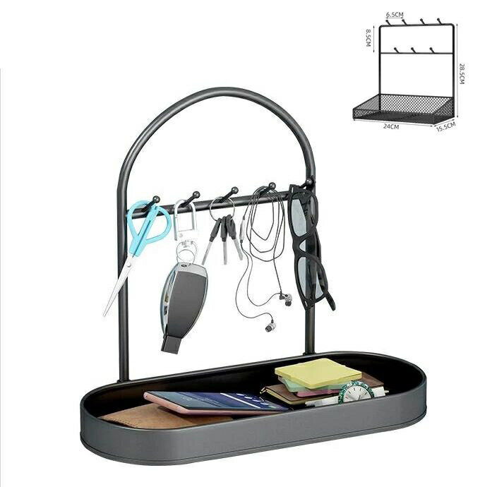 キーホルダー 玄関 キーフックスタンド 玄関収納 ホワイト ブラック 北欧 収納 おしゃれ かわいい アク..