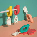 ベビー スプーン フォーク セット 離乳食食器 赤ちゃん用 幼児用 初めての離乳食用具 滑り止め 上手に食べられる 食育 離乳食訓練 握りやすい ベビー用食器 ...