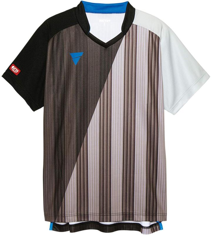 ヴィクタス(VICTAS) 卓球 男女兼用 ゲームシャツ ブラック XL V-GS053 031466