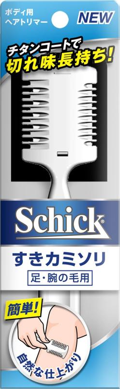 Schick シック シック Schick メンズ ボディ用 ヘアトリマー 1本 シルバー