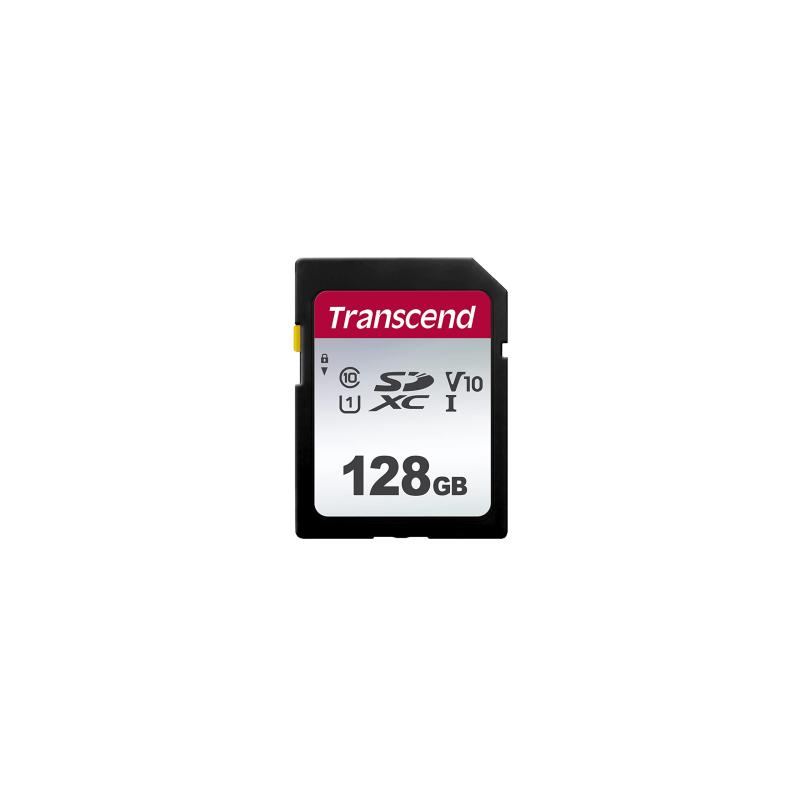 Transcend SDXCJ[h 128GB 3D TLC UHS-I Class10 TS128GSDC300S