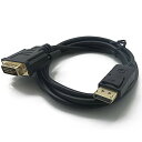 DisplayPort→VGA変換ケーブル dp→vga DP オス VGA メス DP to VGA 変換アダプター ディスプレイポート