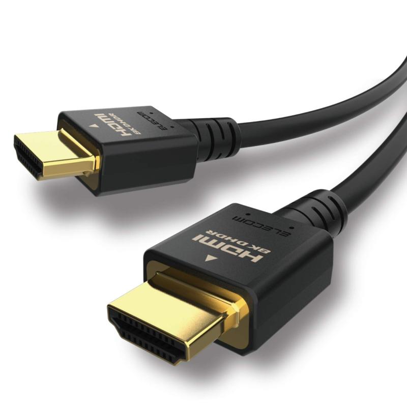 エレコム HDMI 2.1 ケーブル ウルトラハイスピード 3m 【Ultra High Speed HDMI Cable認証品】 8K(60Hz) 4K(120Hz) 48Gbps 超高速 【 PS5 / PS4 Nintendo Switch 対応】 7680×4320 eARC VRR 黒 ブラック