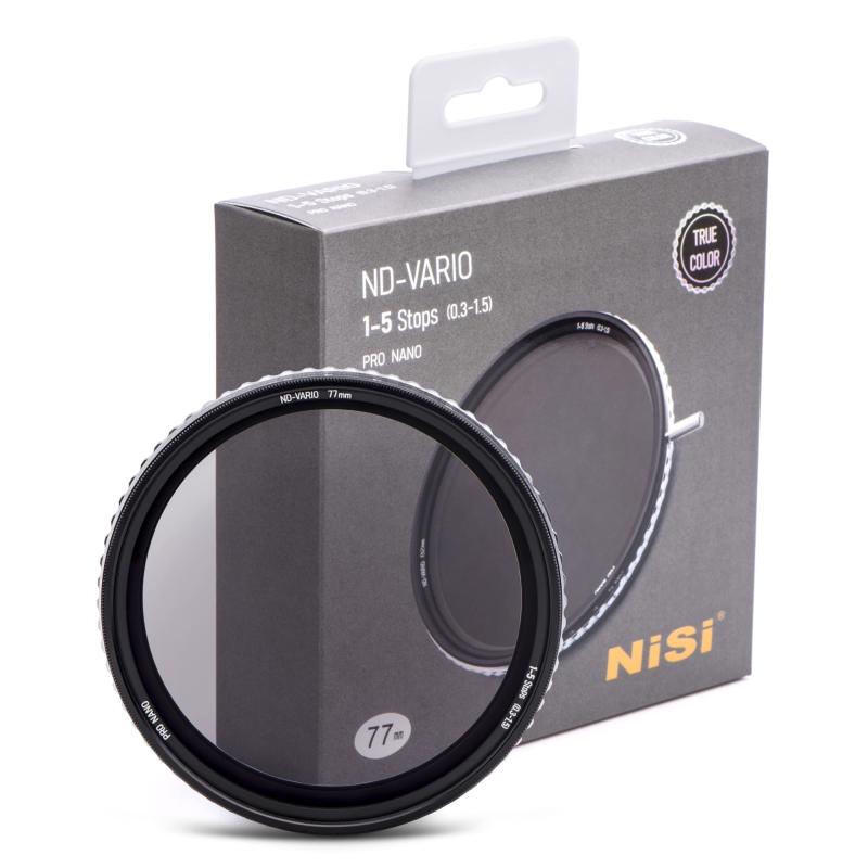 NiSi NDtB^[ TRUE COLOR VARIO 1-5stops (ND2~32) 77mm