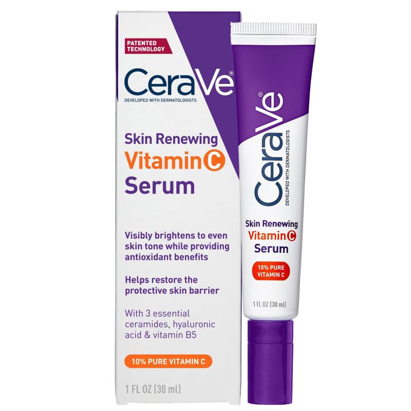 楽天アバーターCeraVe Vitamin C Serum with Hyaluronic Acid | Skin Brightening Serum for Face with 10％ Pure Vitamin C | Fragrance Free | 1 Fl. Oz