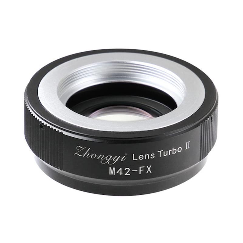 中一光学 (ZHONG YI OPTICS) フォーカルレデューサー マウントアダプター Lens Turbo II M42-FX (M42マウントレンズ → 富士フイルムXマウント)