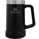 STANLEY(スタンレー) 真空ジョッキ 0.7L マットブラック ビアジョッキ ビールジョッキ 真空断熱 ステンレス 炭酸 保冷 アウトドア 食洗機対応 (日本正規品)