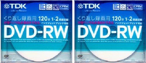TDK DVD-RW 繰り返し録画用120分