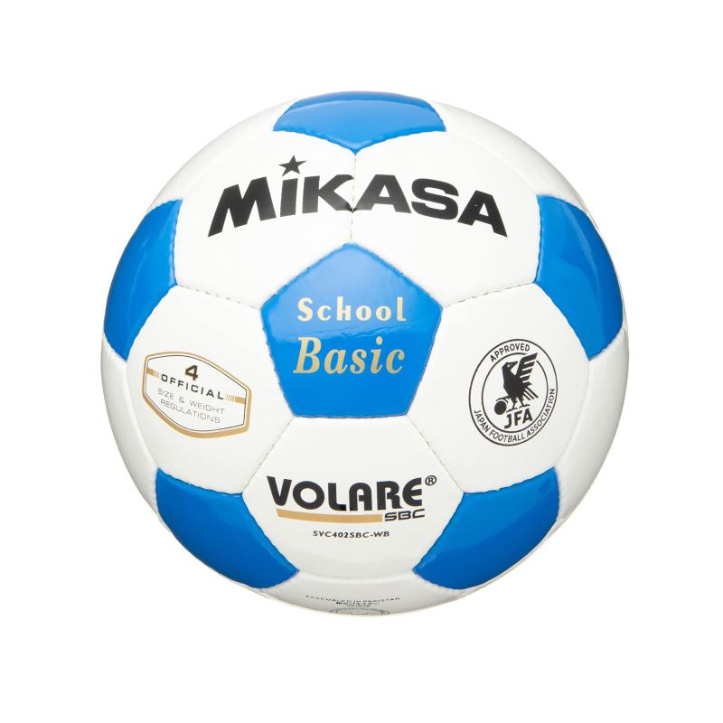 サッカーボール（ジュニア） ミカサ(MIKASA) サッカーボール 4号 日本サッカー協会 検定球 (小学生用) ホワイト/ブルー SVC402SBC-WB 推奨内圧0.8(kgf/㎠)