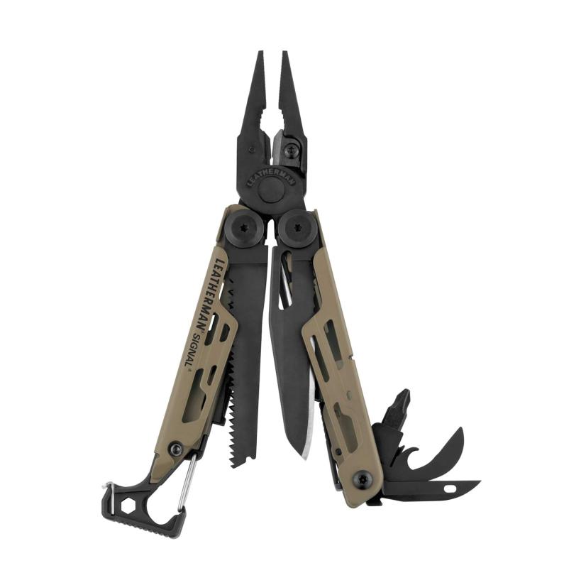 LEATHERMAN(レザーマン) マルチツール SIGNAL Coyote シグナル コヨーテ ナイロンケース付き 【日本正規品】 2 LTJマーク入 SIG-CY SIG-CY