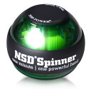 NSD Spinner(エヌエスディスピナー) 腕力アップ トレーニング器具 PB-688 ヒモ式 日本正規商品 前腕 筋トレ 腕の筋トレ 握力 トレーニング ポリカーボネート (グリーン)