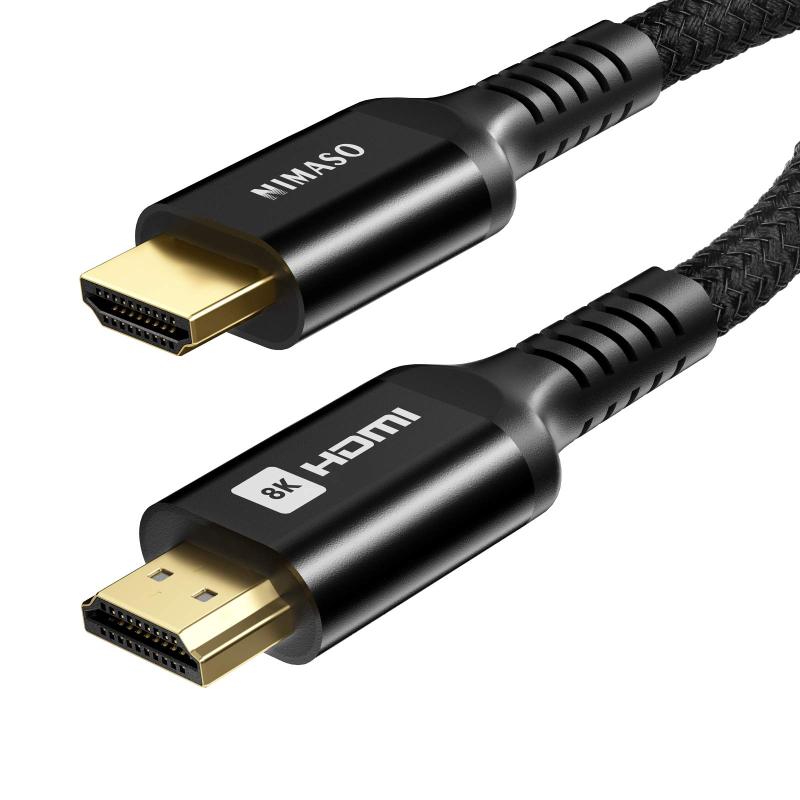 NIMASO 8K HDMI P[u HDMI 2.1Ki nCXs[h 48Gbps 8K@60Hz 4K@120Hz  UHD HDR HDCP eARC 3DC[Tlbg ARC Ή (^CvAIX - ^CvAIX)