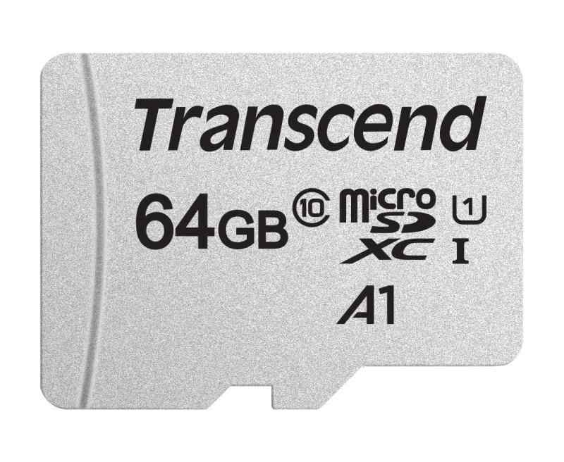 Transcend microSDXCJ[h 64GB Class10 UHS-I SDϊA_v^tTS64GUSD300S-A