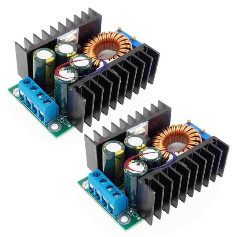 楽天アバーター2pcs DC/CC Adjustable 0.2-9A 300W XL4016 Step Down Buck Converter 5-40V to 1.2-35V Power Supply Module LED Driver