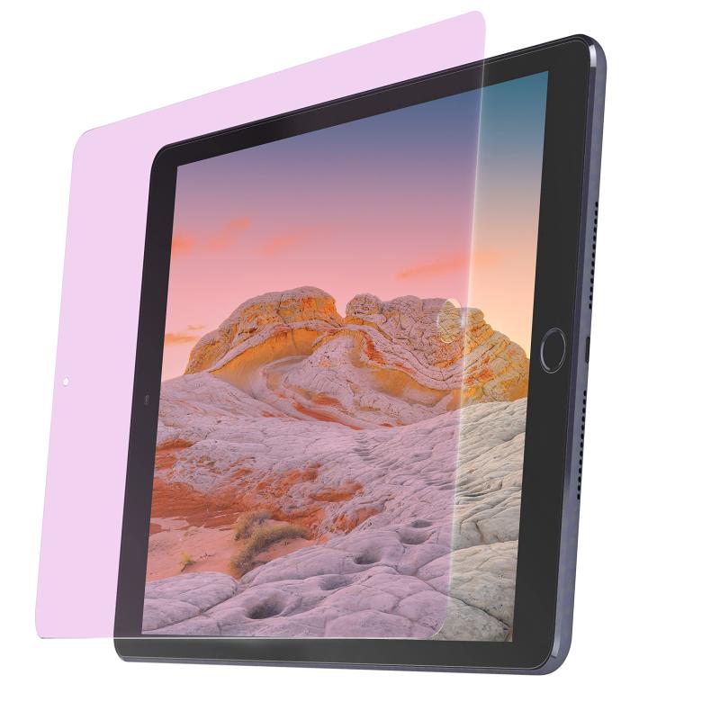 iPad9.7 ガラスフィルム ブルーライトカット アイパッド9.7 フィルム iPad5/iPad6 保護 シート iPad Air/iPad Air2/iPad Pro 9.7 強化ガラス アイパッド 第6/5世代 液晶保護 ふぃるむ 画面 シート 浮かない 気
