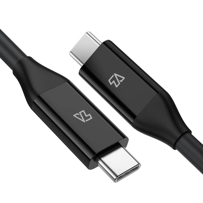 Teleadapat USB 3.1 USB Type c to USB C֥ (Gen2) USB C ֥ 100W/5A® PDб ®ǡž 10Gbps 4K / 60Hz  1Mۥc ֥ MacBook(Pro), Huawei Matebook, iPad Pro 2018 б