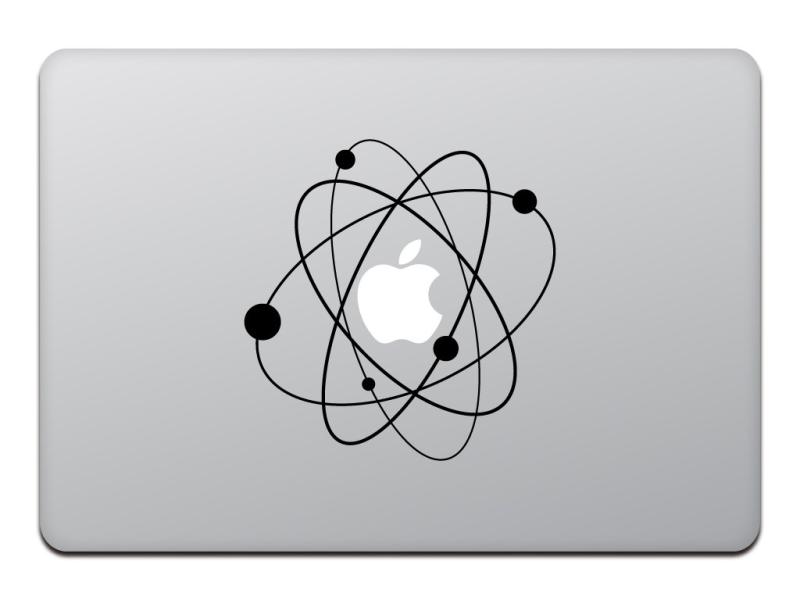 カインドストア MacBook Air/Pro 11 / 13インチ マックブック ステッカー シール ラブ サイエンス アトム ビッグバン 宇宙