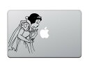 カインドストア MacBook Air/Pro 11 / 13インチ マックブック ステッカー シール 白雪姫 りんごにキスする白雪姫 M751X
