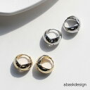 ピアス フープピアス \SNSで話題/ シンプルラウンドピアス L フープピアス 小ぶり ゴールド シルバー 合金 アクセサリー レディース シンプル ギフト ...
