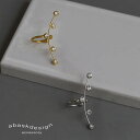 イヤーカフ ラインストーン 片耳分 ピアスホール不要 枝モチーフ 華やか 上品 大人っぽい おしゃれ かわいい キュービックジルコニア 金属アレルギー対応 サージカルステンレス 18K プレゼント 女性 華奢 キラキラ ビジュー