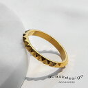 リング スタッズデザインリング シンプル 金属アレルギー ステンレス つけっぱなし 金アレ対応 レディース 18K ゴールド カジュアル 重ねづけ フォーマル プレゼント かわいい 大人 オシャレ 指輪 スタッズ