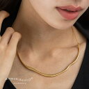 ネックレス 短め ニュアンスライン ショートネックレス 金属アレルギー ステンレス つけっぱなし ネックレス 大人 金アレ対応 レディース シンプル ゴールド カジュアル ゴールドネックレス 大ぶり ステンレス製 メタル ウェーブ