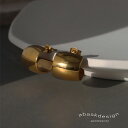 ピアス ワイドデザインピアス C型 金属アレルギー対応 サージカルステンレス 316L つけっぱなし 金アレ対応 レディース メンズ シンプル ゴールド 小さめ ラウンド 丸型 おしゃれ スタッドピアス シンプルピアス 普段使い
