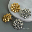 ピアス 金属アレルギー対応 ドロップサンフラワーピアス 大きめ 大ぶりステンレス ブライダル ステンレスピアス レディース ゴールド シルバー ピアス 18K ブラント トレンド パーツ 花 20代 30代 40代 ピアス
