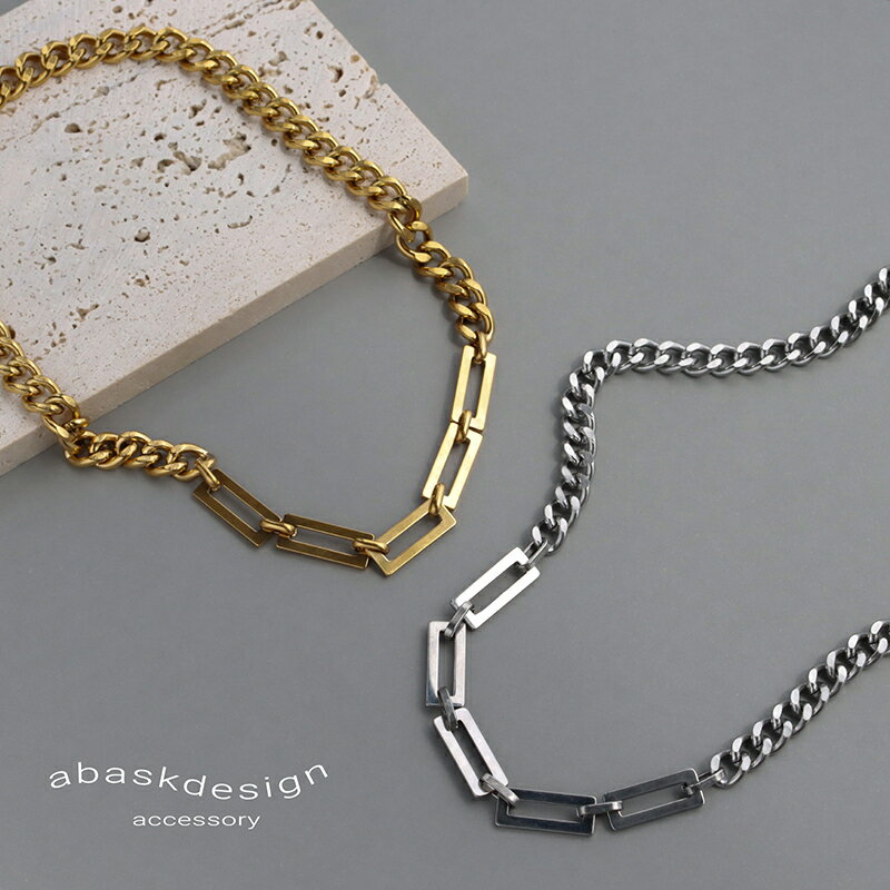＼シルバー登場／ネックレス コンビチェーンネックレス 316L サージカルステンレス シンプル レデ