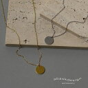 ネックレス 金属アレルギー対応 シンプルコインネックレス サージカルステンレス シンプル レディース 金属アレルギー ネックレス レディース おしゃれ かわいい 大人 ゴールド シルバー チェーン カジュアル 丸い 重ね付け