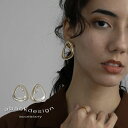 イヤリング ピアス マット つや消し トライアングルラウンドデザイン 合金素材 アクセ シンプル 女性 プレセント ギフト 大人 可愛い おしゃれ ゴールド シ...