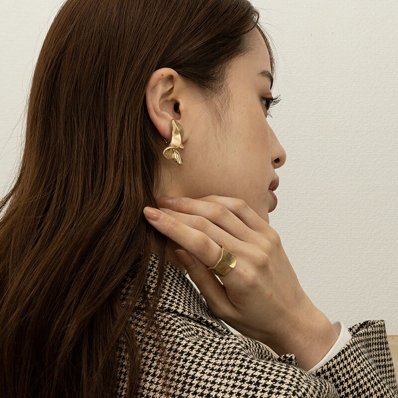 ＼MAX30%OFFクーポン有／ニュアンスマットイヤリング アクセサリー アクセ レディース イヤリング シンプル ギフト 大人 女性 2