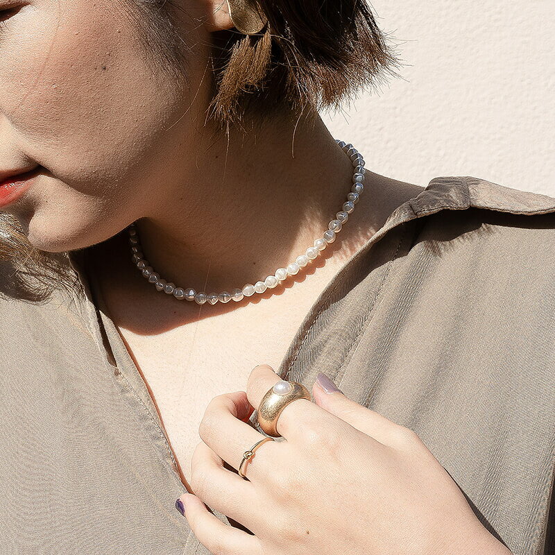 【対象アイテム限定20%OFF】パールチョーカーネックレス パール アクセサリー ネッ...