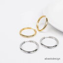 ピアス シンプルフープピアスM シンプル 女性 大人 アクセ アクセサリー ギフト ゴールド シルバー フープピアス