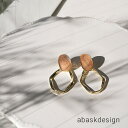 オーバルゴールドピアス シンプル レディース 女性 大人 アクセ アクセサリー ギフト アクリル 透明