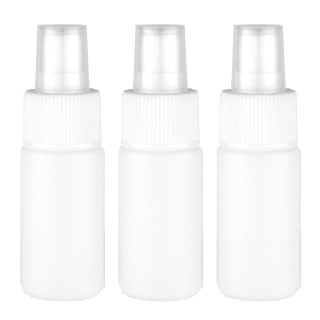 スプレーボトル【遮光性 30mL 3本セット】空容器 消臭剤 化粧品 消毒 虫よけの小分けスプレー容器