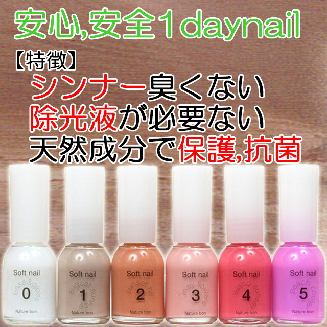 胡粉ネイル トップコート シンナー臭くなく爪にやさしいワンデイネイル10ml キッズネイルone day nailごふんネイルsoft nail