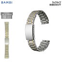 腕時計 ベルト 時計 バンド ステンレス メタルベルト BAMBI バンビ ゴールド シルバー コンビ 18mm 19mm 20mm 金属 メタル ブレス 交換 替えベルト BSBE4557T
