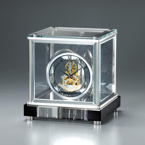 セイコー 置き時計 セイコークロック 置時計 セイコー デコール SEIKO DECOR 【代引決済不可】 高級置き時計 置時計 クオーツ・スケルトンムーブメント 選ばれし「時」を封じ込めた キューブデザイン AZ753S