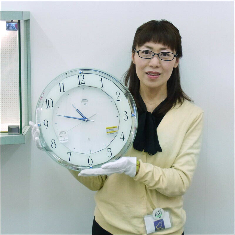 【9日20時からポイント2倍】 セイコー 掛け時計 電波クロック セイコークロック 掛時計 SEIKO EMBLEM エンブレム 華やか 音がしない 静か スイープ 電波時計 HS546S [2]