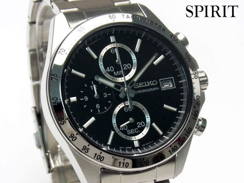 SEIKO セイコー 腕時計 SPIRIT スピリット クオーツ クロノグラフ メンズ腕時計 SBTR005 誕生日 記念品 御祝