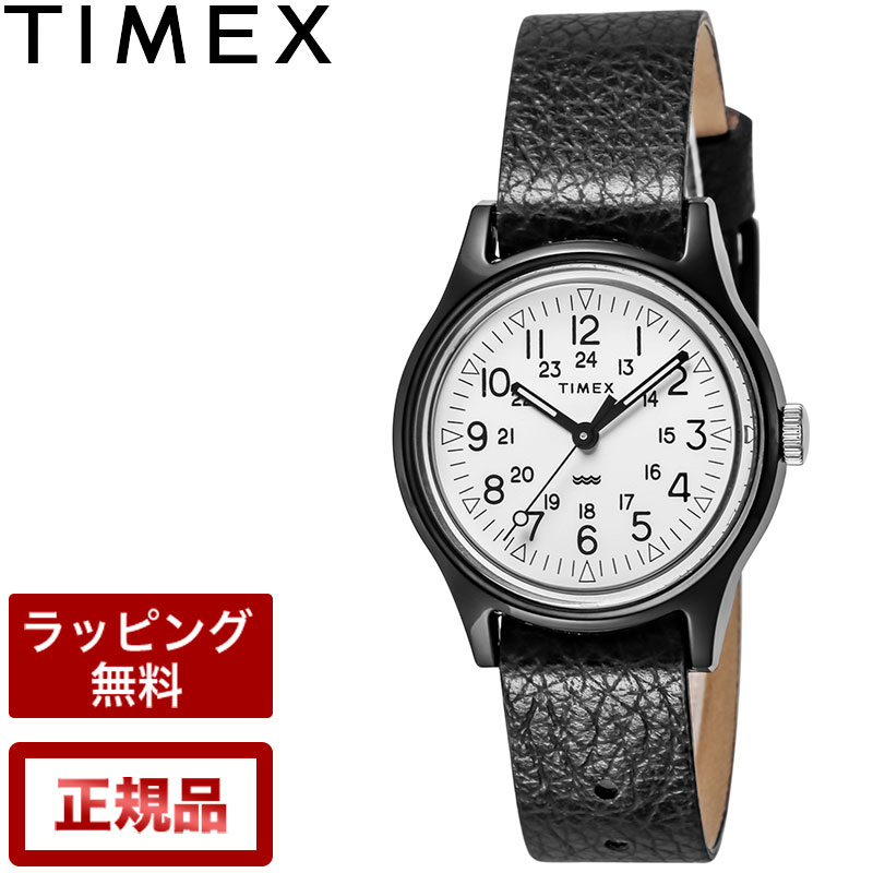 タイメックス 腕時計 キャンパー TIMEX オリジナルキャンパー 29mm ブラック 黒 レザー TW2T34000 レディース腕時計