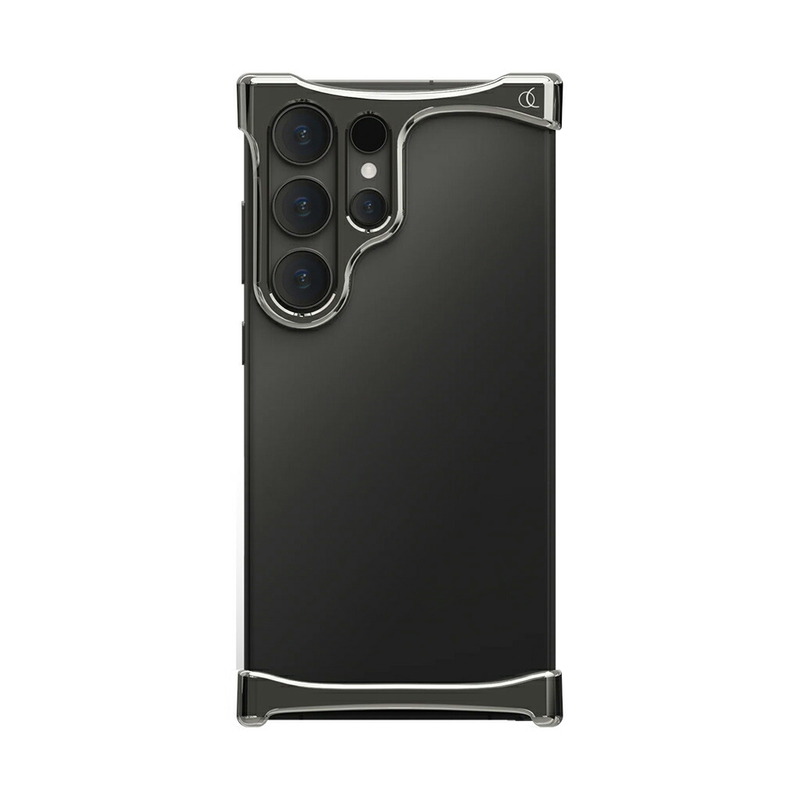Rakuten - 【訳あり アウトレット】バンパー ケース アルミ・チタングレー for Galaxy S24 Ultra