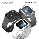 araree アップルウォッチ ケース 一体型バンド Duple Pro 交換ベルト カバー付き for Apple Watch 45/44/41/40mm (SE,Series9/8/76/5/4) ケース カバー 一体型 スポーツ バンパーケース コンパチブル 汚れにくい 弾性 TESiV 衝撃吸収 耐久性 傷防止 装着簡単