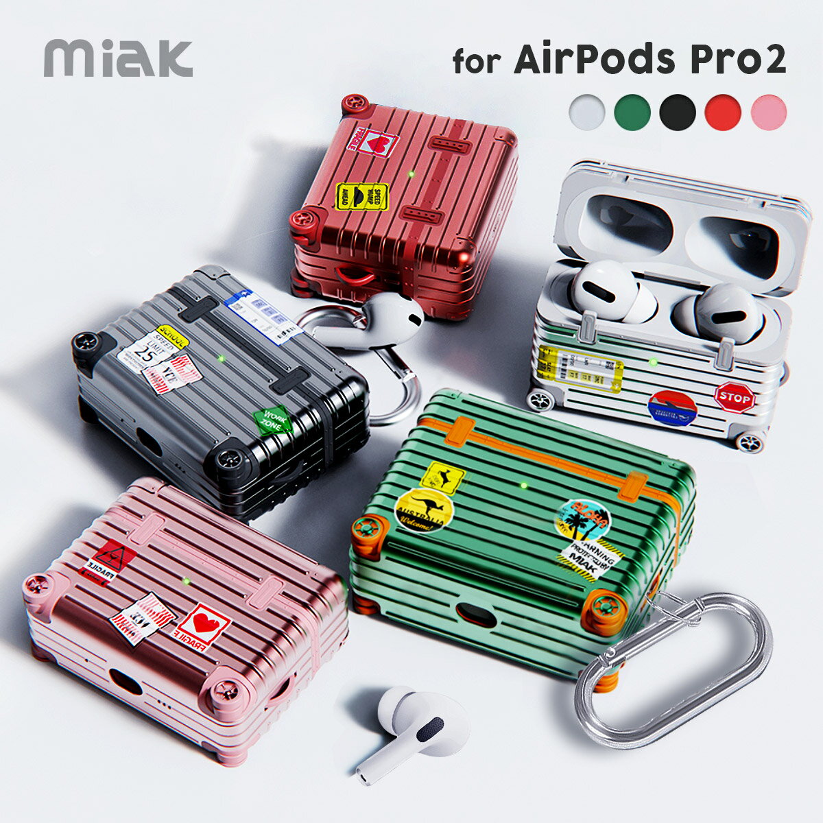 ʡairpods pro 2  airpods 1  airpods pro2   LEDɽб miak ꡼ ĥ ӥ դ | ߥå airpodsPro  磻쥹 ꡼ 襤 airpods 1