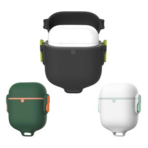 【訳あり アウトレット】muvit AirPods ケース 耐衝撃＆防水 AirPods Case MUVIT ACTIVE ブラック (エアーポッズケース ムービットアクティブ) 第1世代 / 第2世代に適用 IP68 米軍MIL規格準拠 Apple ワイヤレスイヤホン カバー