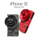 【B品50%セール】iPhone5/5s ケース Tongkeun Pocket Rosegarden (ローズガーデン) アイフォン 手帳型 本革
