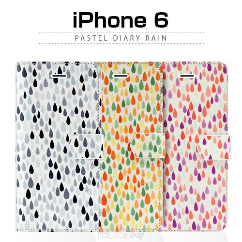 �������� �����ȥ�åȡ�iPhone6s/6 ������ DreamPlus Pastel Diary Rain�ʥɥ꡼��ץ饹 �ѥ��ƥ�������꡼�쥤��� ������...