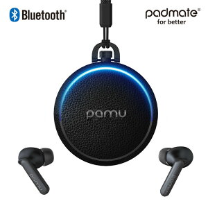 Padmate ノイズキャンセリング 完全ワイヤレスイヤホン PaMu Quiet [ Bluetooth 5.0 IPX4防水 cVc8.0 マイク付き ワイヤレス充電 Qi対応 aptX AAC 対応 超軽量 5g ] PM20297